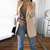 Womens Casual Business Blazer Suit Jacket Coat No Button Slim Cardigan Outwear, Pink
Womens Casual Business Blazer Suit Jacket Coat No Button Slim Cardigan Outwear, Pink