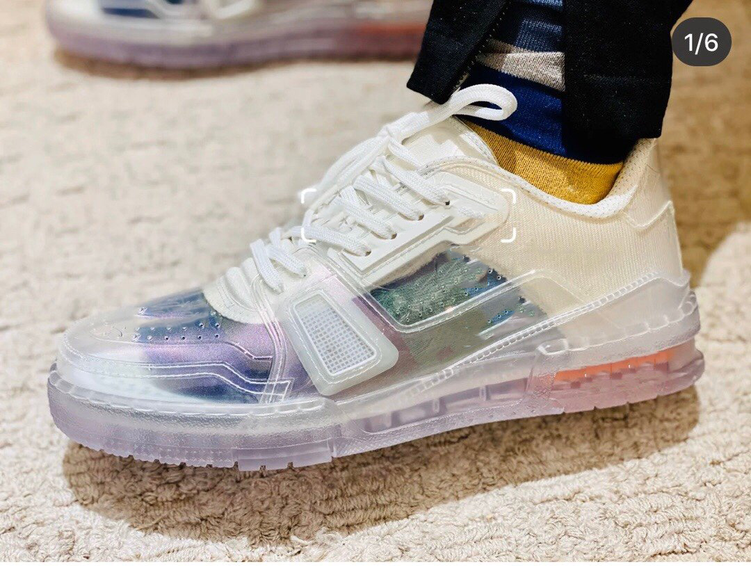 2020 New Arrival Hot mens Designer transparent Trainer Sneaker Shoes Luxury Designer Sneakers for men Run Away Fashion Casual Clear shoe, As picture
2020 New Arrival Hot mens Designer transparent Trainer Sneaker Shoes Luxury Designer Sneakers for men Run Away Fashion Casual Clear shoe, As picture