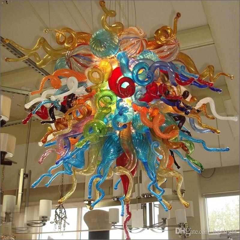 Dale Chihuly Style Handmade Blown Murano lamps Chandeliers High Decoration Hand Glass Ceiling Lights
Dale Chihuly Style Handmade Blown Murano lamps Chandeliers High Decoration Hand Glass Ceiling Lights