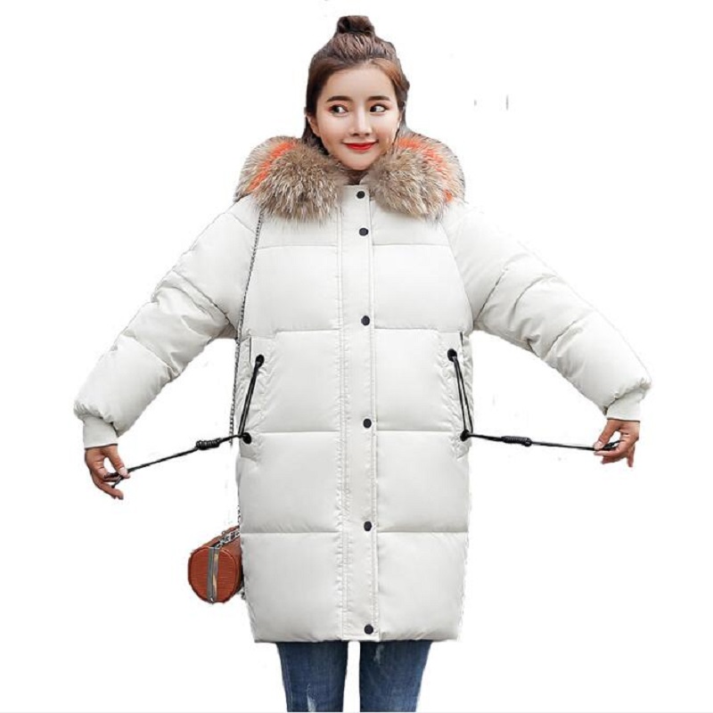 2018 Winter Jacket Women Thicken Warm Parkas Big Fur Collar Hooded Casual Loose Solid Cotton Long Coats padded Female Jackets, As picture
2018 Winter Jacket Women Thicken Warm Parkas Big Fur Collar Hooded Casual Loose Solid Cotton Long Coats padded Female Jackets, As picture