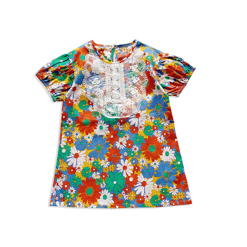 Baby Girl Summer Dress Fashion Lace Collar Floral Print Short Sleeve Kids Girl Beach Dresses, As pic
Baby Girl Summer Dress Fashion Lace Collar Floral Print Short Sleeve Kids Girl Beach Dresses, As pic