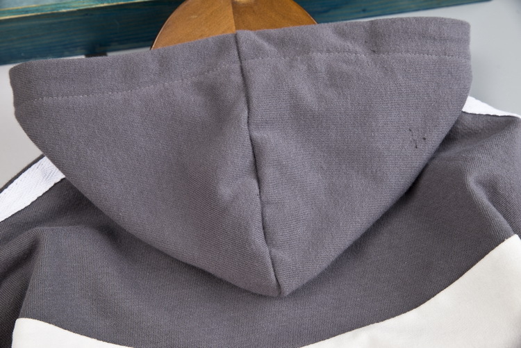 spring autumn Baby Boy Clothes Set Children Clothing Sets Spell color Long Sleeve Hooded Coat+Pants Kids Casual Sets 1-4Years