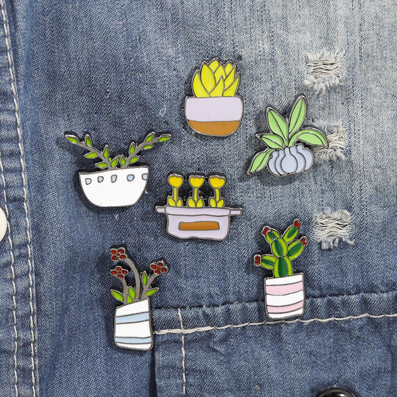 Cactus Brooches Cute Fashion Cartoon Mini Plant Pot Enamel for Women Denim Jackets Lapel Pins Hat Badges Kid Jewelry Accessories
Cactus Brooches Cute Fashion Cartoon Mini Plant Pot Enamel for Women Denim Jackets Lapel Pins Hat Badges Kid Jewelry Accessories