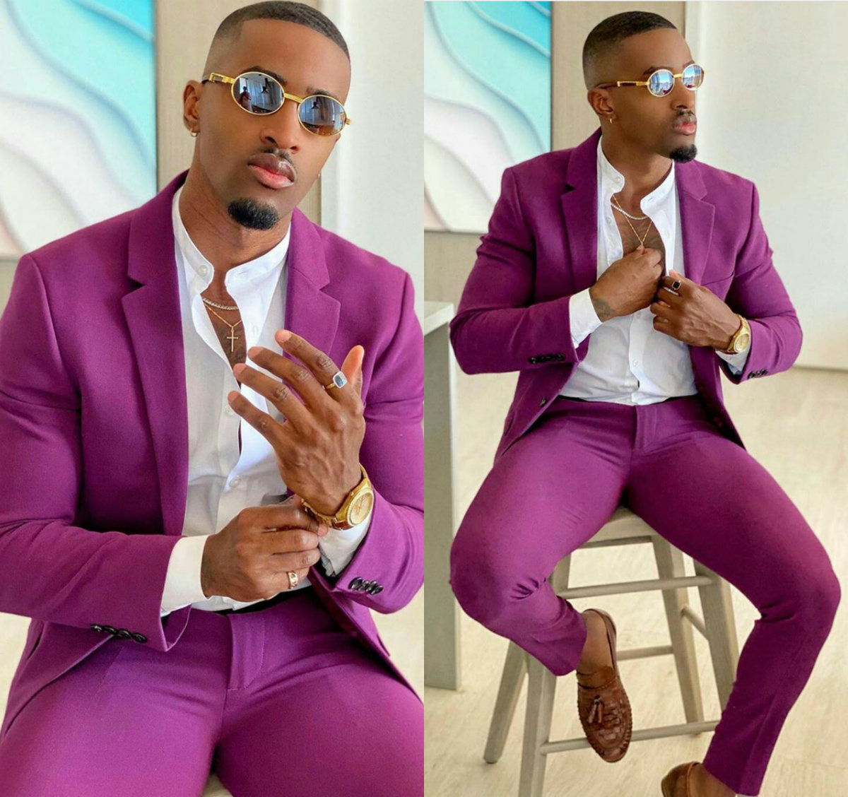 new high quality two button blue groom tuxedos notched lapel groomsmen mens wedding business prom suits jacketpants