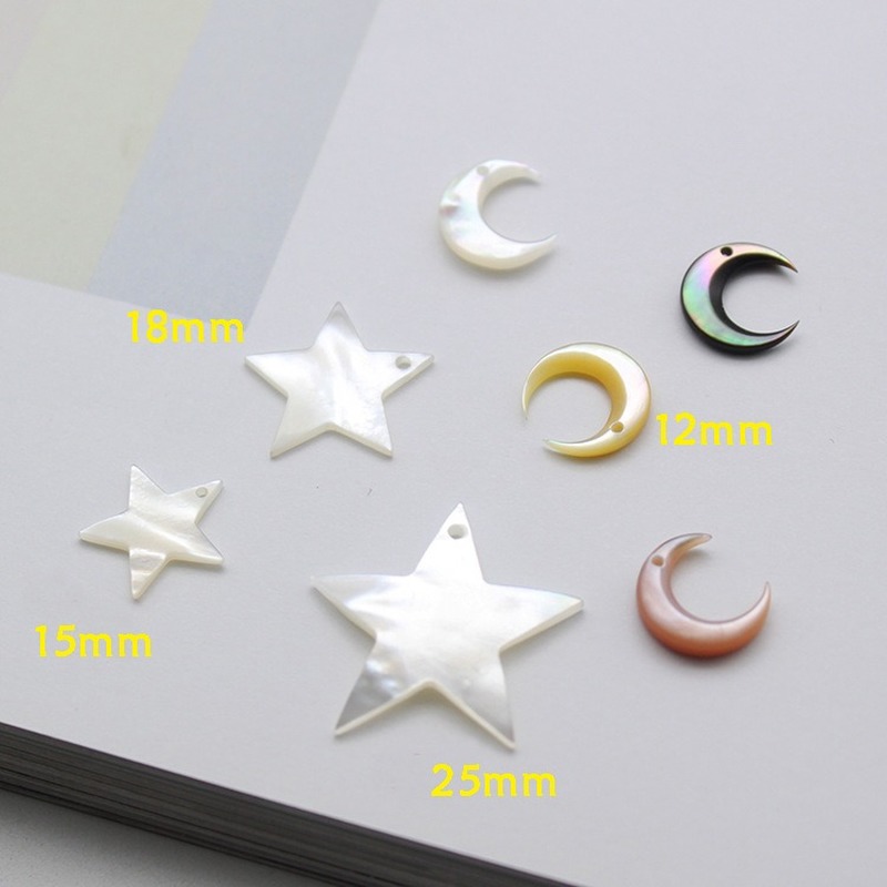 5pcs / Bag Natural White Butterfly Shell Pendant Pentagram Star Moon Shape Jewelry Making DIY Necklace Earrings Accessories
5pcs / Bag Natural White Butterfly Shell Pendant Pentagram Star Moon Shape Jewelry Making DIY Necklace Earrings Accessories