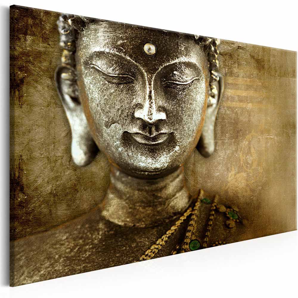 Unframed 1 Panel Large HD Printed Canvas Print Painting Buddha Home Decoration Wall Pictures for Living Room Wall Art on Canvas(Multicolor)