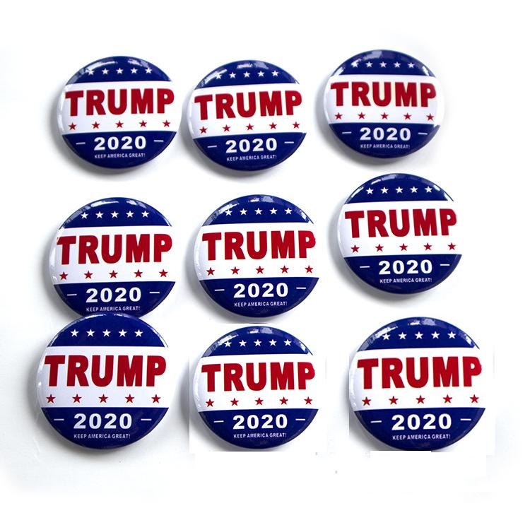 ATOUT Nom Broche en métal pour États-Unis Badge Élection présidentielle manteau en tissu Pins Décor Décoration 2020 Partie Armband récent