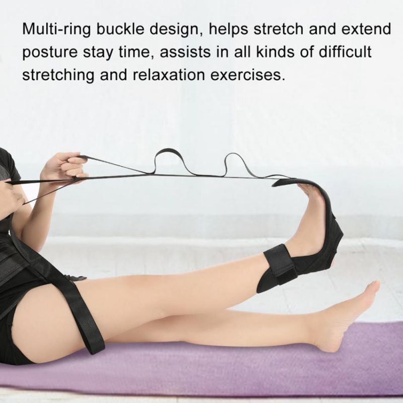 Fitness Assist Ligament Stretching Training with Yoga Rope Convenient Practi Resistance Bands Yoga Stretch Belt Lacing Belt, Black
Fitness Assist Ligament Stretching Training with Yoga Rope Convenient Practi Resistance Bands Yoga Stretch Belt Lacing Belt, Black
