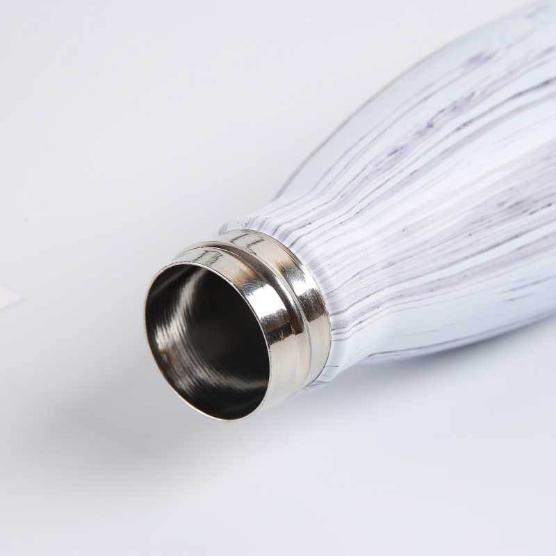 Wood Grain Water Bottle BPA free Stainless Steel Vacuum Flask Insulated Cup Portable Travel Outdoor Sports Bottle