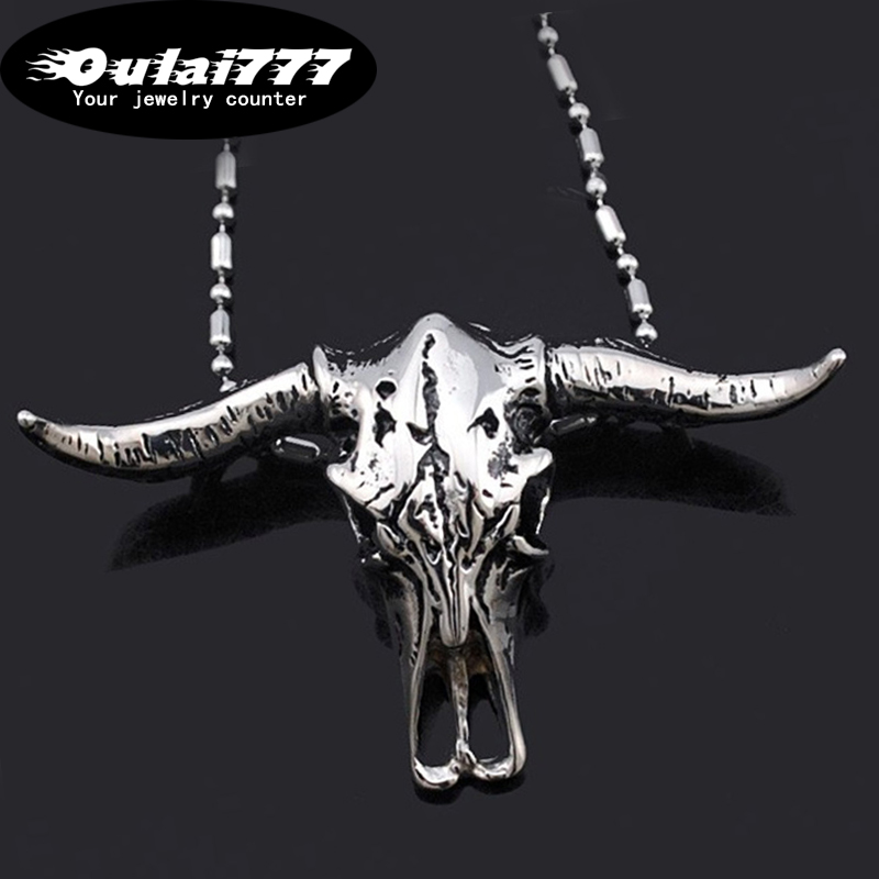 oulai777 2019 stainless silver steel bull head mens necklaces & pendants men accessories personalized punk pendant necklace
oulai777 2019 stainless silver steel bull head mens necklaces & pendants men accessories personalized punk pendant necklace