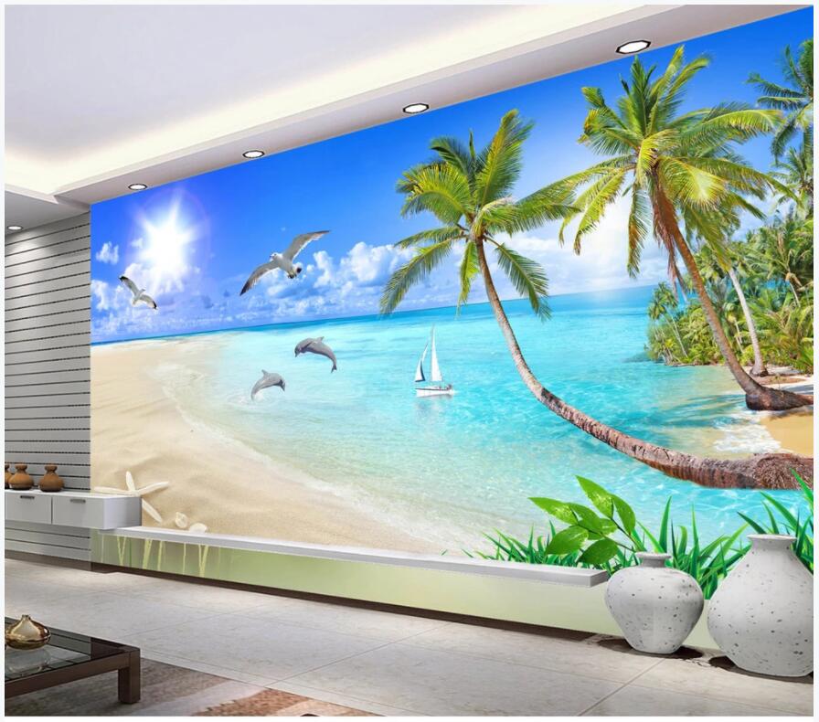 WDBH 3d wallpaper custom photo Beautiful beach coconut tree tv background home decor living Room 3d wall murals wallpaper for walls 3 d, Non-woven wallpaper
WDBH 3d wallpaper custom photo Beautiful beach coconut tree tv background home decor living Room 3d wall murals wallpaper for walls 3 d, Non-woven wallpaper