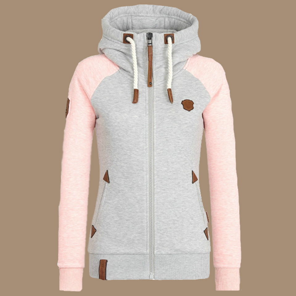 Turtleneck Zipper 5xl Plus Size Color Block Hoodie Poleron Mujer 2019 Lace Up Zip Up Contrast Color Drawstring Hoodie Women, Light blue hoodie
Turtleneck Zipper 5xl Plus Size Color Block Hoodie Poleron Mujer 2019 Lace Up Zip Up Contrast Color Drawstring Hoodie Women, Light blue hoodie
