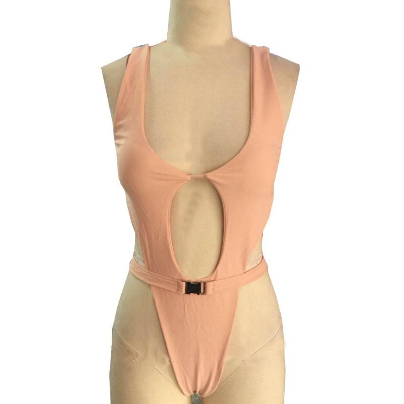 High Leg Cut Swim Suit One Piece Swimming Suit For Women Swimwear 2019 Tanga Thong Bathing Badpak Sexy Bather Monokini