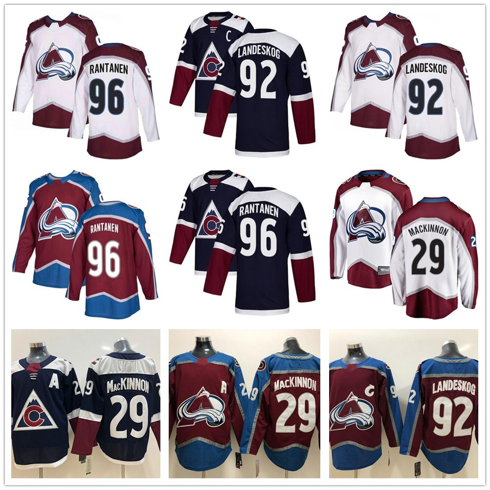 Colorado Avalanche Hockey Jerseys 29 Nathan MacKinnon 92 Gabriel Landeskog 96 Mikko Rantanen Free Shipping hockey Jersey, Colour 3
Colorado Avalanche Hockey Jerseys 29 Nathan MacKinnon 92 Gabriel Landeskog 96 Mikko Rantanen Free Shipping hockey Jersey, Colour 3
