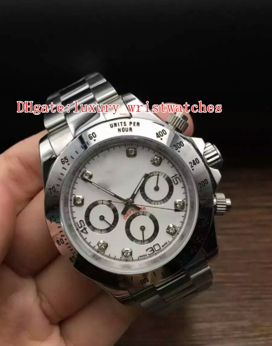 2 style Topselling Wristwatches Cosmograph 116509 Stainless 316L Diamond 40mm No chronograph Asia 2813 Movement Automatic Mens Watch Watches
2 style Topselling Wristwatches Cosmograph 116509 Stainless 316L Diamond 40mm No chronograph Asia 2813 Movement Automatic Mens Watch Watches