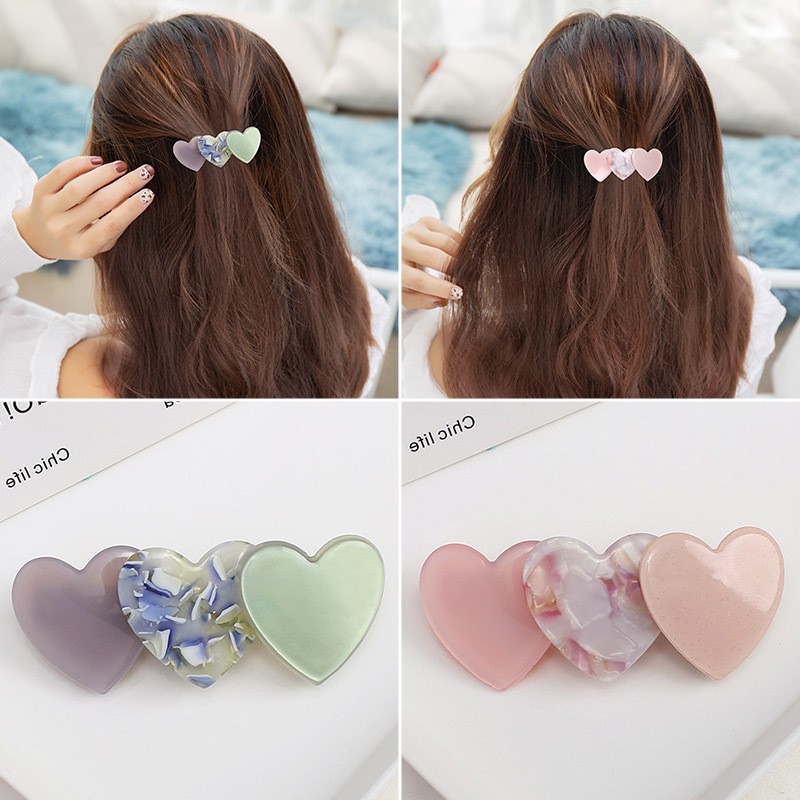 AWAYTR 2020 New Hot Hairpins Acetate Heart Alloy Hair Clip For Women Girls Hair Ornament Headband Barrette Accessories
AWAYTR 2020 New Hot Hairpins Acetate Heart Alloy Hair Clip For Women Girls Hair Ornament Headband Barrette Accessories