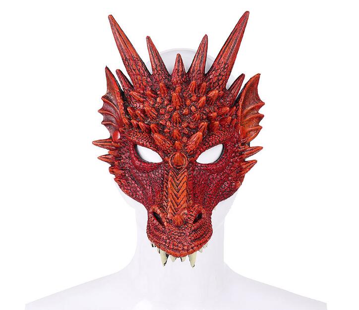 3D Dragon Mask Carnival Party Animal Costume Dragon Cosplay