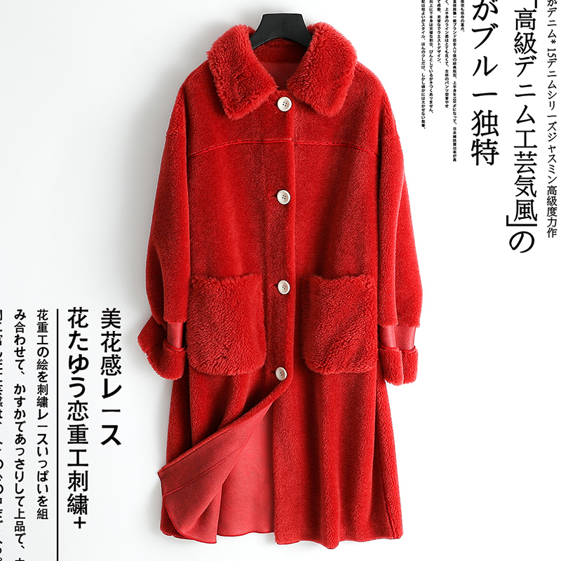 Tcyeek Real Fur Coat Female Vintage Long 100% Sheep Shearing Jacket Women Clothes 2019 Korean Elegant Woo Coats Tops Hiver 085, Yellow
Tcyeek Real Fur Coat Female Vintage Long 100% Sheep Shearing Jacket Women Clothes 2019 Korean Elegant Woo Coats Tops Hiver 085, Yellow