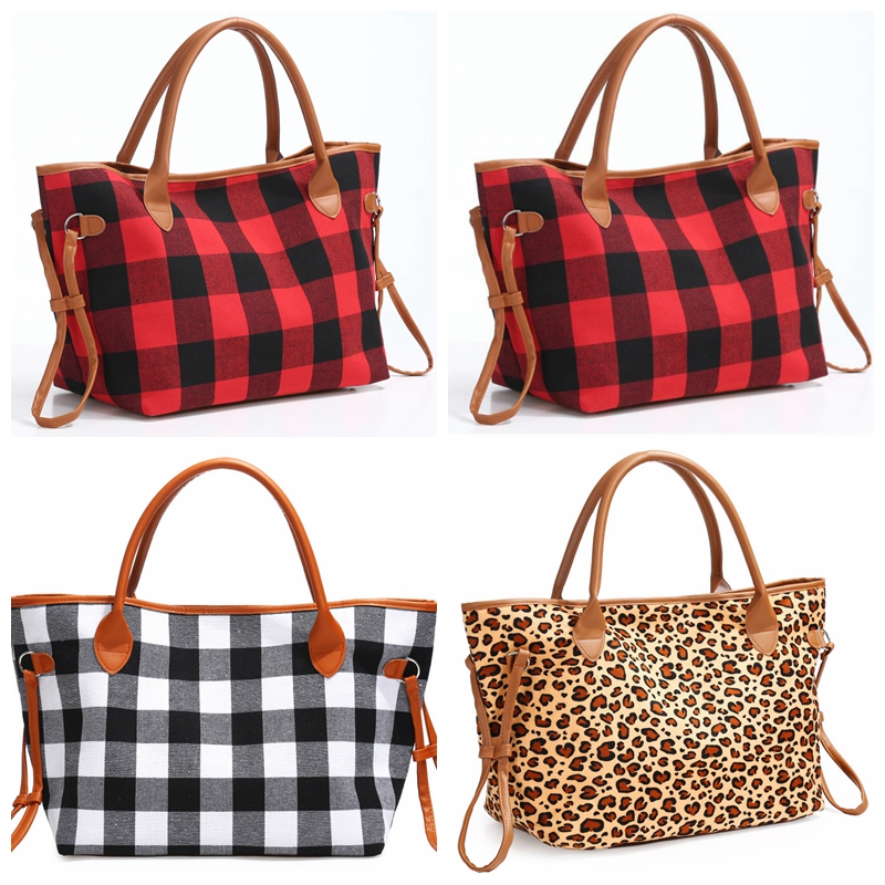 Buffalo Check Handbag Red Black Plaid Bags Large Capacity Leopard Travel Tote Sports Duffle Bag Crossbody Shoulder Handbags GGA2984, About 40*26cm
Buffalo Check Handbag Red Black Plaid Bags Large Capacity Leopard Travel Tote Sports Duffle Bag Crossbody Shoulder Handbags GGA2984, About 40*26cm