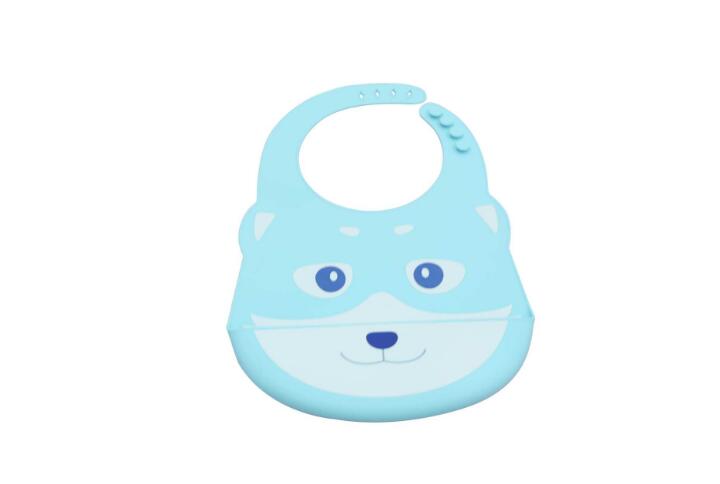 Waterproof Bibs for Toddlers Food Grade Silicone Baby Bibs Easy to Clean Feeding Bib Comfortable Soft Adjustable Baby Bibs cartoon Design