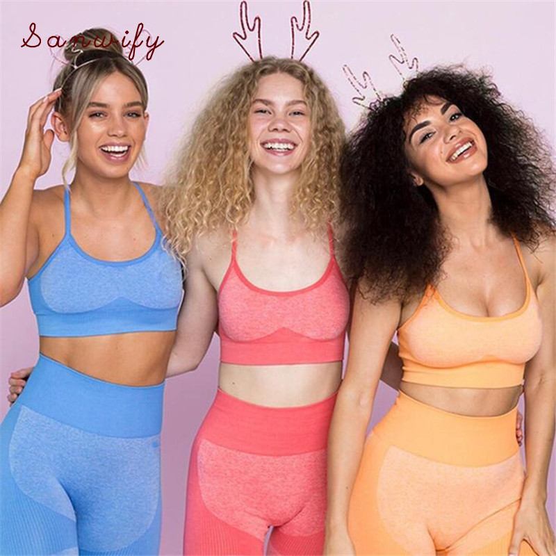 Seamless Yoga Set Fitness Clothing Sportswear High Waist Women Gym Leggings Tights Padded Push-up Sports Bra Sports Sets, 1877 bra black
Seamless Yoga Set Fitness Clothing Sportswear High Waist Women Gym Leggings Tights Padded Push-up Sports Bra Sports Sets, 1877 bra black