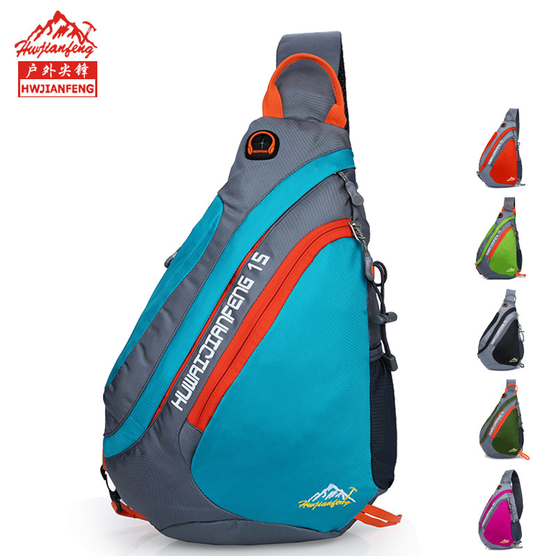 multifunction chest bag shoulder bag outdoor messenger bag sports backpack casual with headphone jack purses handbags