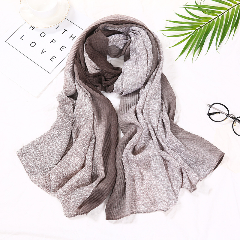 New 2020 Fashion Ombre Wrinkle Viscose Shawl Scarf Lady Gradient Wrap Stole Bufandas Muslim Hijab Snood 180*90Cm
New 2020 Fashion Ombre Wrinkle Viscose Shawl Scarf Lady Gradient Wrap Stole Bufandas Muslim Hijab Snood 180*90Cm