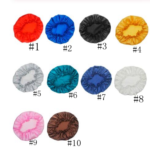 Women Sleep Cap Satin Night Bonnet Hats Lace Sleeping Hat Hair Care Head Cover Beanie Satin Bonnet Caps Nightcap for Girl GGA3341-7