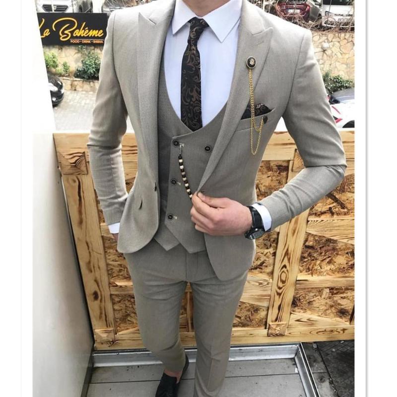 Fashion Men's Suits Slim Fit 3 Pieces Prom Tuxedos Peaked Lapel Groomsmen Wedding Dress For Men Jacket Vest Pants Set Men Suit, Red
Fashion Men's Suits Slim Fit 3 Pieces Prom Tuxedos Peaked Lapel Groomsmen Wedding Dress For Men Jacket Vest Pants Set Men Suit, Red