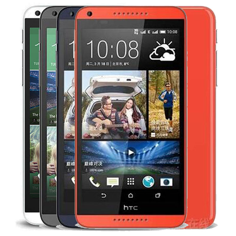 

Refurbished Original HTC Desire 816 5.5 inch Quad Core 1.5GB RAM 8GB ROM 13MP Camera 3G Unlocked Android Smart Mobile Phone Free DHL 1pcs
