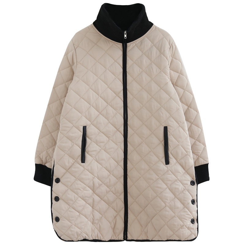 Padded Women 2020 Winter Plus Size Loose Quilted Thickening Diamond Long Section Loose Long Sleeve Solid Color Cotton Coat LL50, Black
Padded Women 2020 Winter Plus Size Loose Quilted Thickening Diamond Long Section Loose Long Sleeve Solid Color Cotton Coat LL50, Black