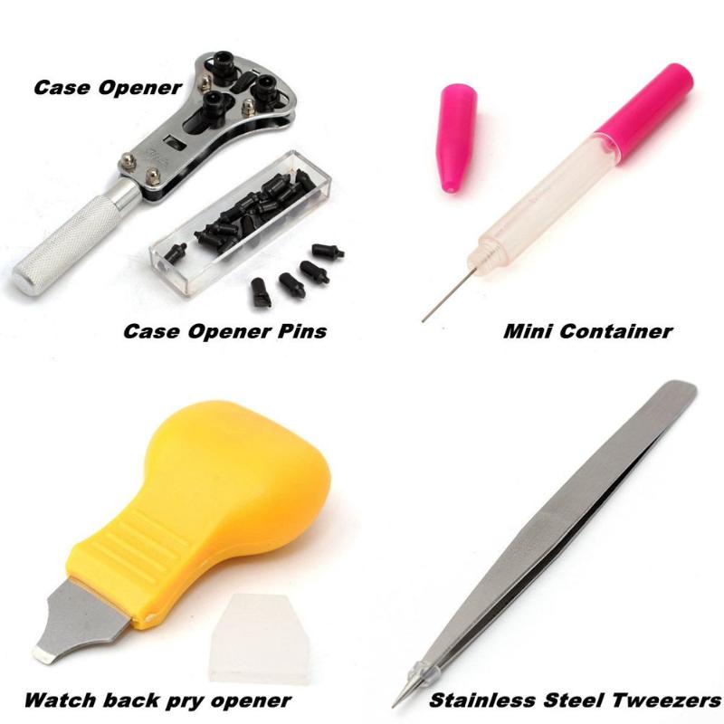 144pcs Professional watch tools set for Case Opener Repair Tools horloge gereedschapset handtools