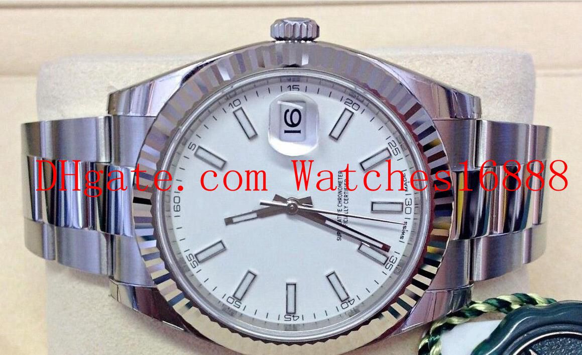 Luxury Stainless Steel Men's Wristwatches Datejust 41mm 126334 White Dial Automatic Mechanical Mens Sports Wrist Watches
Luxury Stainless Steel Men's Wristwatches Datejust 41mm 126334 White Dial Automatic Mechanical Mens Sports Wrist Watches