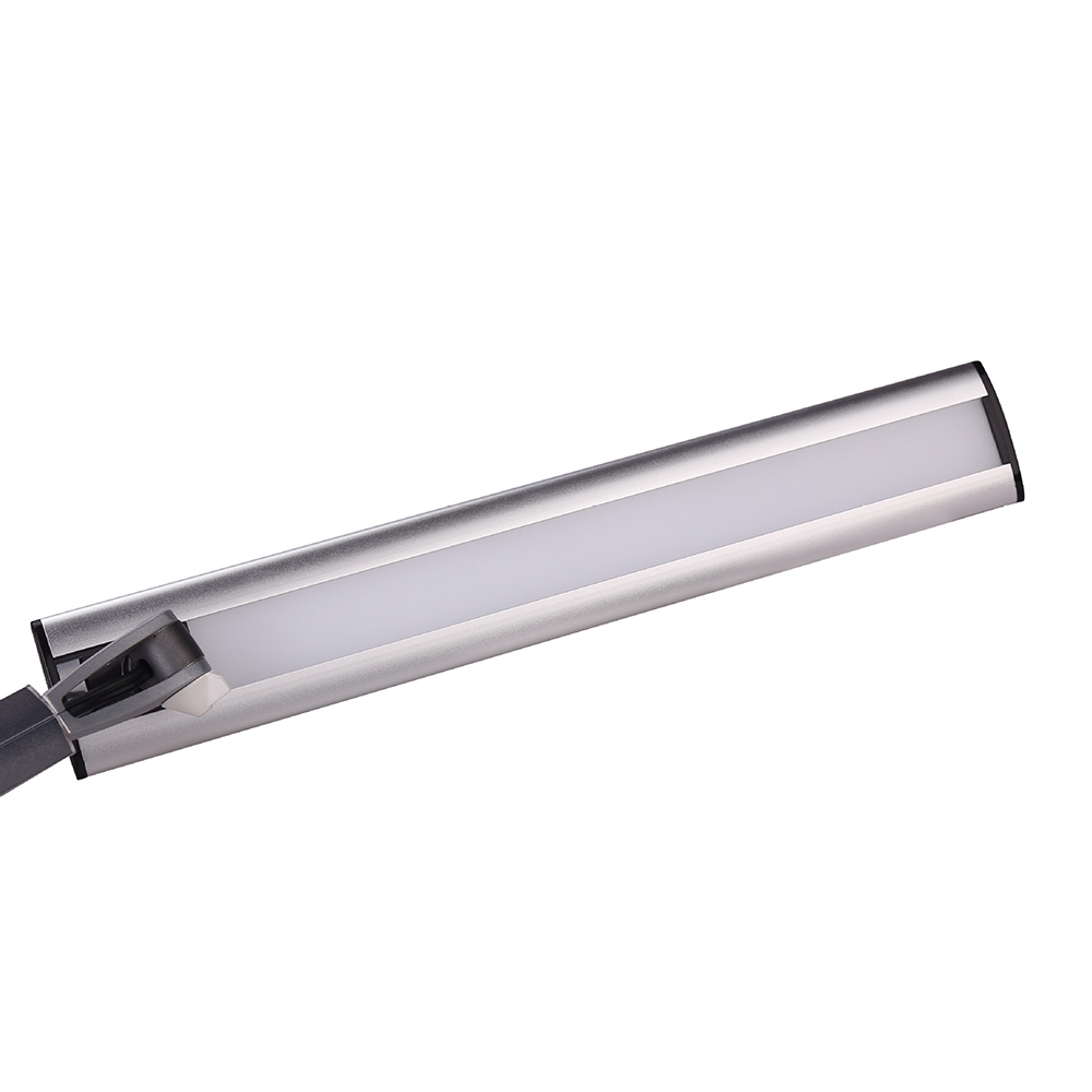 LED Desk Lamp Metal Swing Arm Lamp Eye-Caring Architect Dimmable Office Table Lamps with 3Color Modes Brightness Levels & Adapter Memory Function Blac