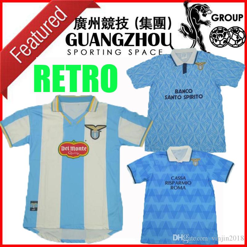 1991 Lazio Retro version Soccer Jersey 99 00 1989 1991 Lazio STANKOVIC SALAS NESTA CRESPO SALAS Soccer Shirt Customized Football uniform, 91 -92 home
1991 Lazio Retro version Soccer Jersey 99 00 1989 1991 Lazio STANKOVIC SALAS NESTA CRESPO SALAS Soccer Shirt Customized Football uniform, 91 -92 home