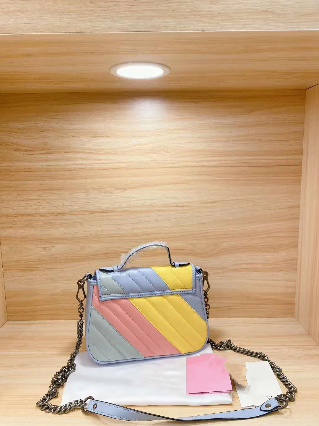 freeship ysiykiy women Classic silver chain pinkycolor bags ladies handbags shoulder bags tote bags messenger, Size 19x19x7cm
freeship ysiykiy women Classic silver chain pinkycolor bags ladies handbags shoulder bags tote bags messenger, Size 19x19x7cm