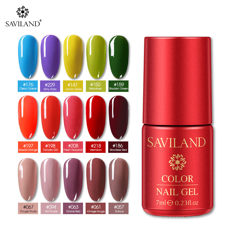 SAVILAND 7ml Uv Nail Gel Polish Semi Permanent Top Coat UV LED Gel Varnish Soak Off Nail Art Polish Set All for Manicure, Pt221
SAVILAND 7ml Uv Nail Gel Polish Semi Permanent Top Coat UV LED Gel Varnish Soak Off Nail Art Polish Set All for Manicure, Pt221