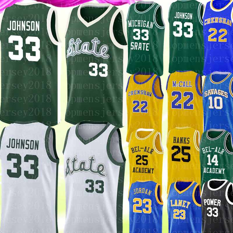 Michigan University Earvin 33 Johnson Jersey Lew Alcindor 34 Jesus Shuttlesworth Jerseys Bel-Air Academy 14 Smith 25 Banks Basketball, High school {luodeman}
Michigan University Earvin 33 Johnson Jersey Lew Alcindor 34 Jesus Shuttlesworth Jerseys Bel-Air Academy 14 Smith 25 Banks Basketball, High school {luodeman}