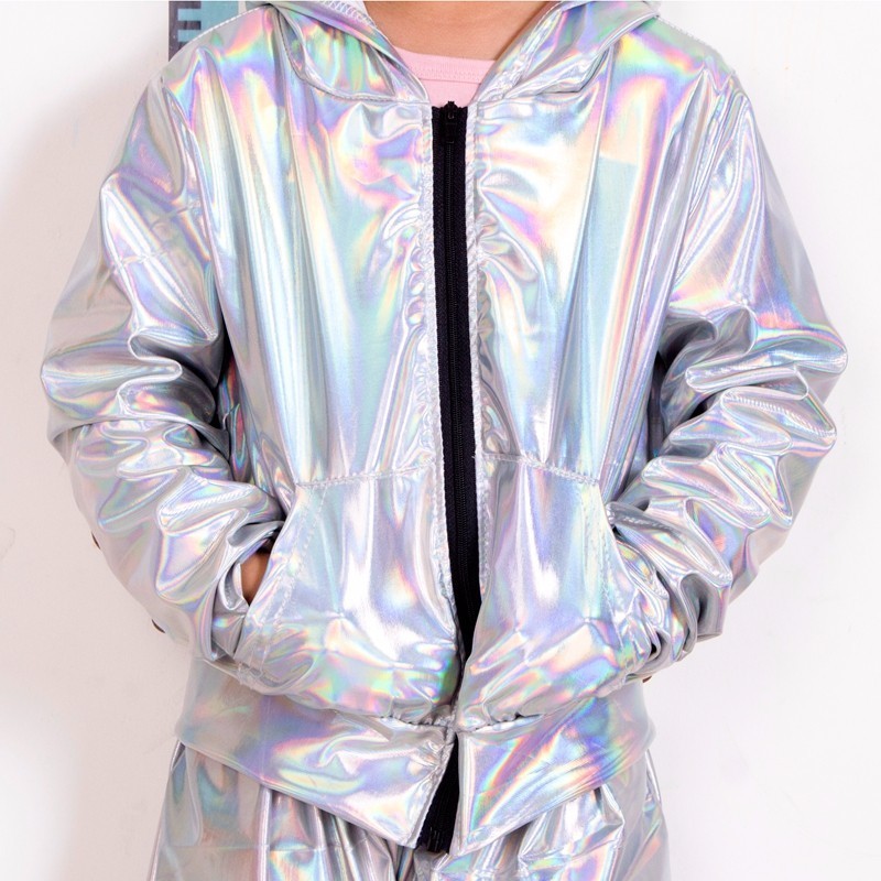 New Spring Autumn Kids bomber Jacket Stage Performance Wear paillette feminina casaco Fluorescence Hip Hop coat
New Spring Autumn Kids bomber Jacket Stage Performance Wear paillette feminina casaco Fluorescence Hip Hop coat