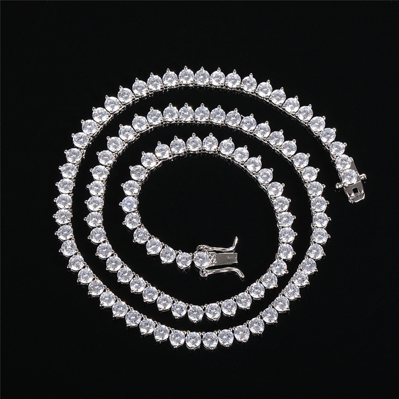 New hip hop men tennis chain necklace jewelry 4MM 16inch-24inch Real 18k gold plated diamond chain long necklace with zircon mens jewelry
New hip hop men tennis chain necklace jewelry 4MM 16inch-24inch Real 18k gold plated diamond chain long necklace with zircon mens jewelry