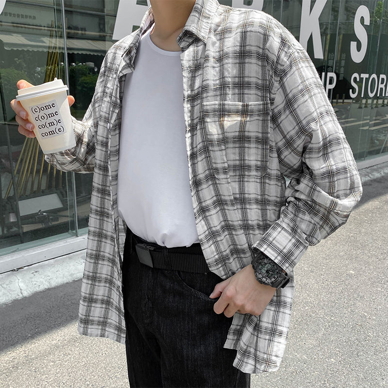 2020 Spring And Summer New Youth Popular Korean Men's Color Matching Plaid Long-sleeved Shirt Fashion Casual Shirt Jacket
2020 Spring And Summer New Youth Popular Korean Men's Color Matching Plaid Long-sleeved Shirt Fashion Casual Shirt Jacket
