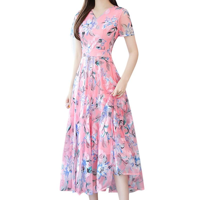 Sexy Midi Dress Women Summer Autumn Elegant Vintage Beach Dress 2020 Women Floral Print Short Sleeve Dresses Plus Size 3xl, Blue
Sexy Midi Dress Women Summer Autumn Elegant Vintage Beach Dress 2020 Women Floral Print Short Sleeve Dresses Plus Size 3xl, Blue