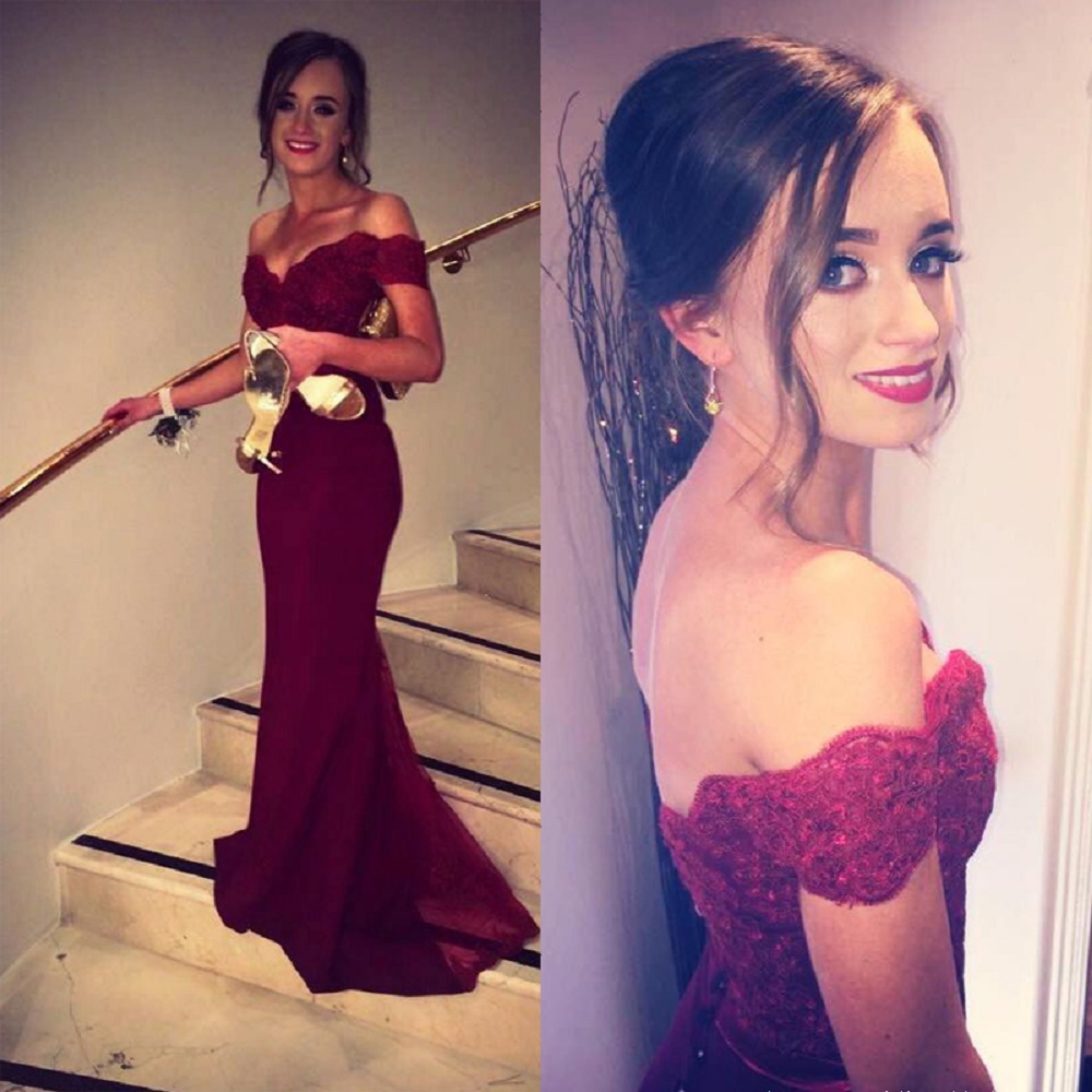 Mermaid Prom Dresses Off the Shoulder Lace Appliques Graduation Dresses Elegant Special Occasion Dresses Long Junior Evening Gowns, Royal blue
Mermaid Prom Dresses Off the Shoulder Lace Appliques Graduation Dresses Elegant Special Occasion Dresses Long Junior Evening Gowns, Royal blue