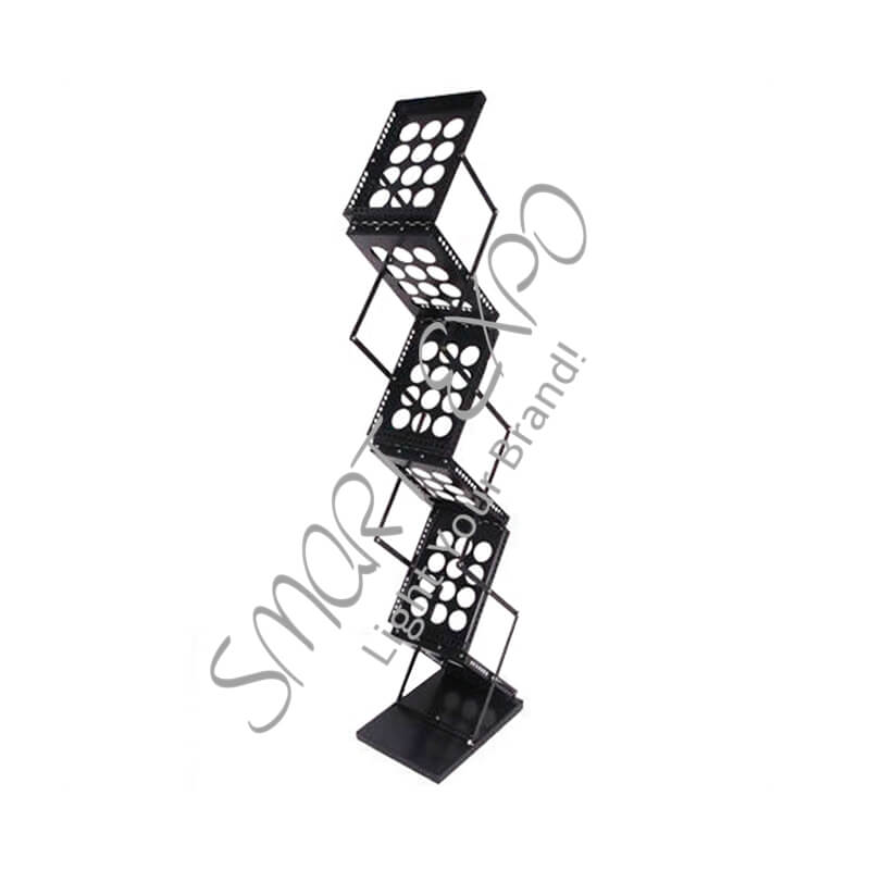 New Black Exhibition Easy Use Brochure Display Stand with Folding Steel Structure Portable Carry Bag Packing
New Black Exhibition Easy Use Brochure Display Stand with Folding Steel Structure Portable Carry Bag Packing