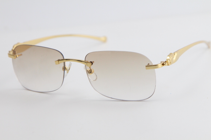 Selling Metal Leopard series Rimless Sunglasses T8100624 Cat eye Adumbral Sunglasses Fashion High Quality Summer Outdoor Traveling Gold
Selling Metal Leopard series Rimless Sunglasses T8100624 Cat eye Adumbral Sunglasses Fashion High Quality Summer Outdoor Traveling Gold