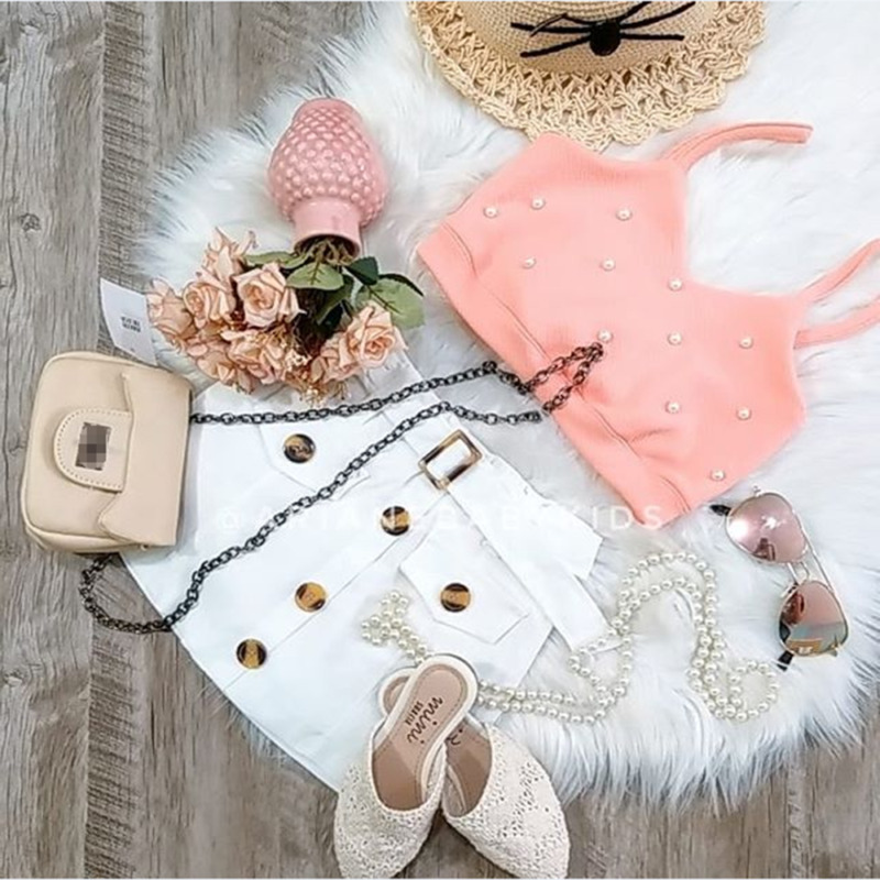 Lovely Kid Babay Girls Crop Tops Short Dress 2pcs Outfit Set Sundress Summer, As pic
Lovely Kid Babay Girls Crop Tops Short Dress 2pcs Outfit Set Sundress Summer, As pic