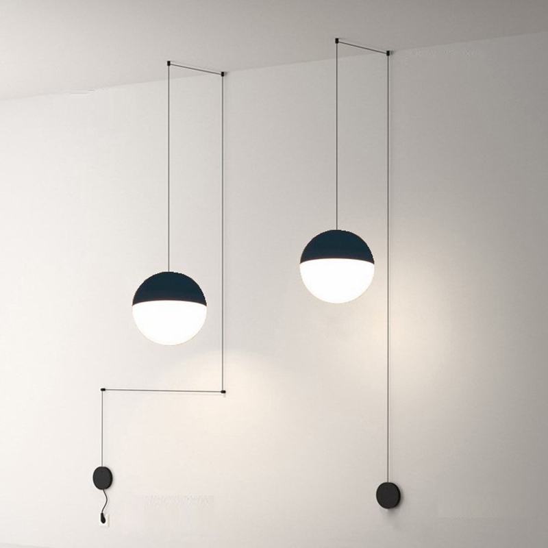 Bedside Modern Pendant Lamp LED Wire Suspension Lights Chandelier Loft Decor Kitchen Island Glass Ball Lamps with Hangers
Bedside Modern Pendant Lamp LED Wire Suspension Lights Chandelier Loft Decor Kitchen Island Glass Ball Lamps with Hangers