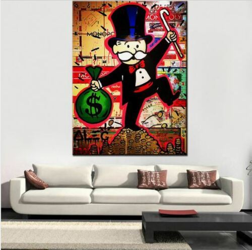 Alec Monopoly Banksy Oil Painting On Canvas Street Art Wall Winner 190921 Home Decor For Living Room 190921 
Alec Monopoly Banksy Oil Painting On Canvas Street Art Wall Winner 190921 Home Decor For Living Room 190921
