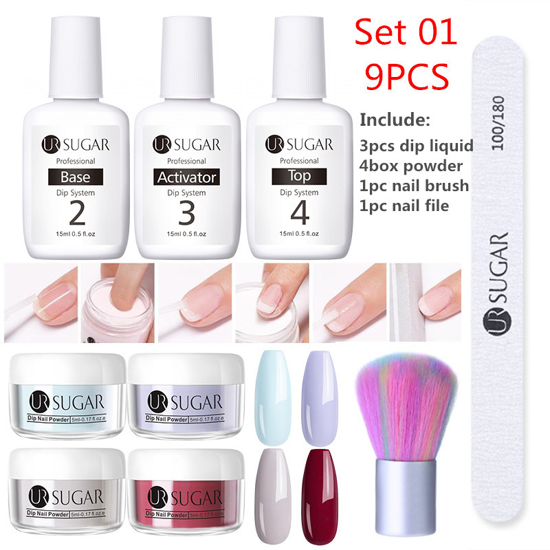 UR SUGAR Dipping Nail Powder Set Fluorescent Neon Effect Nail Glitter Powder Kits Dip System Art Decoration Natural Dry
UR SUGAR Dipping Nail Powder Set Fluorescent Neon Effect Nail Glitter Powder Kits Dip System Art Decoration Natural Dry
