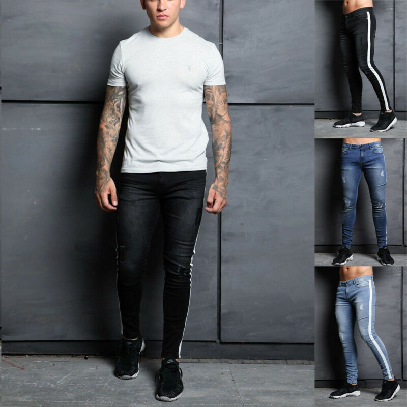 Men Skinny jeans Pant Casual Trousers Fashion Denim black jeans homme stretch Side Striped pencil Pants fit streetwear 3XL
Men Skinny jeans Pant Casual Trousers Fashion Denim black jeans homme stretch Side Striped pencil Pants fit streetwear 3XL